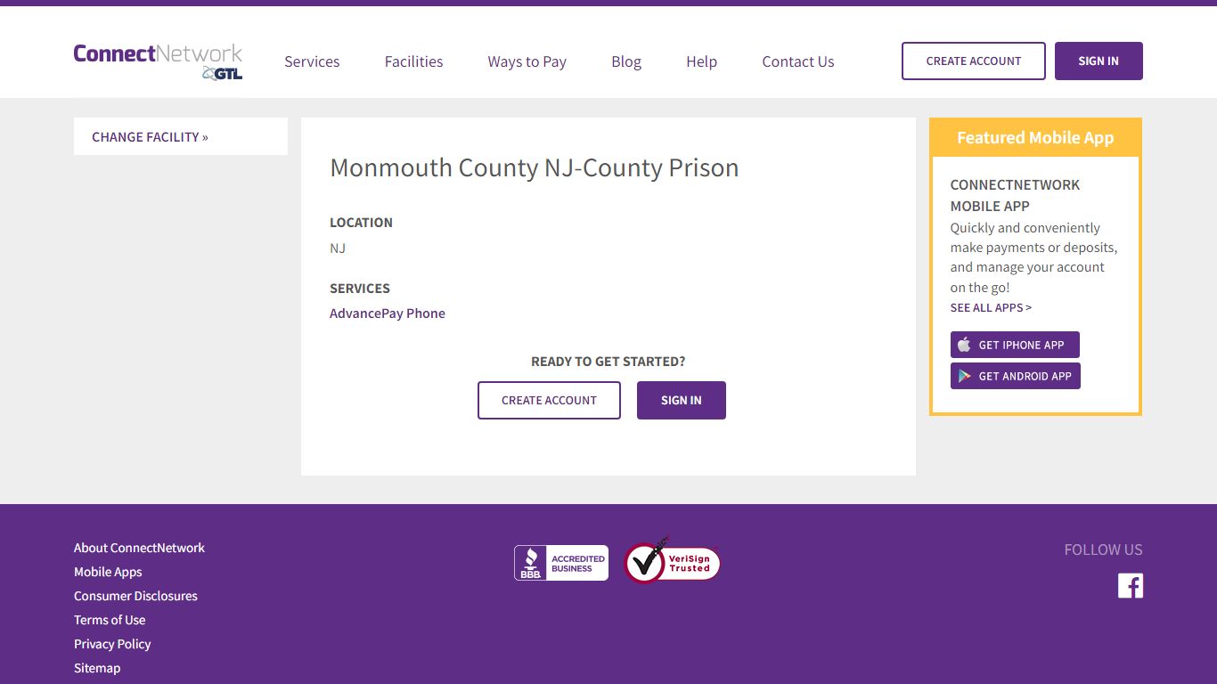 Monmouth County NJ-County Prison | ConnectNetwork